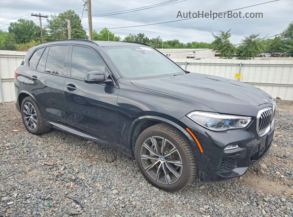 5UXJU2C52KLN49968 2019 BMW X5 Black Front view