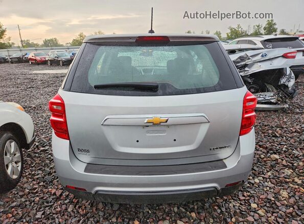 2GNALBEK8G6116041 2016 CHEVROLET EQUINOX Silver Front interior view