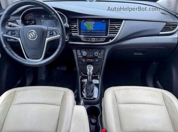 KL4CJCSM3KB734676 2019 BUICK ENCORE Tan Widok zestawu wskaźników