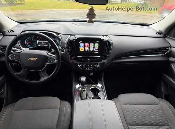 1GNEVGKW8KJ105259 2019 CHEVROLET TRAVERSE Gray Vista de los asientos traseros