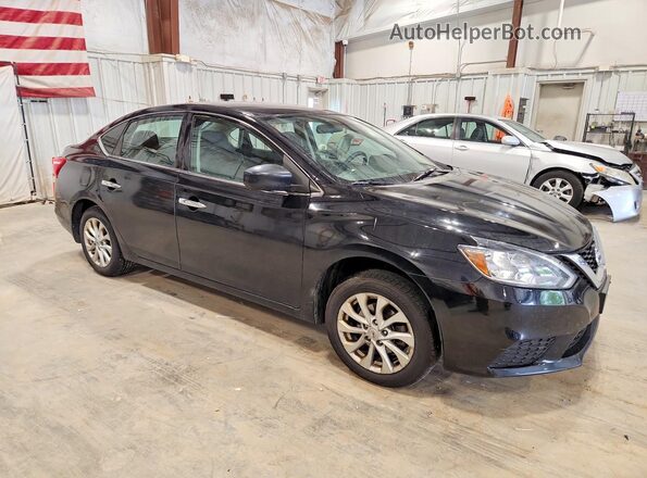 3N1AB7AP5JY347059 2018 NISSAN SENTRA Черный Вид спереди