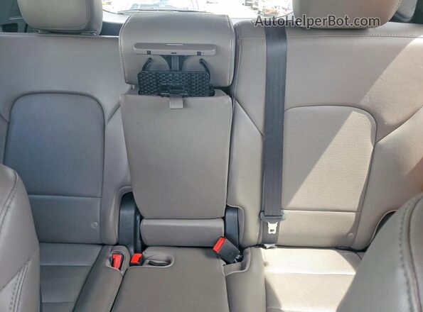5XYZWDLA5JG503374 2018 HYUNDAI SANTA FE Black უკანა სალონის ხედი