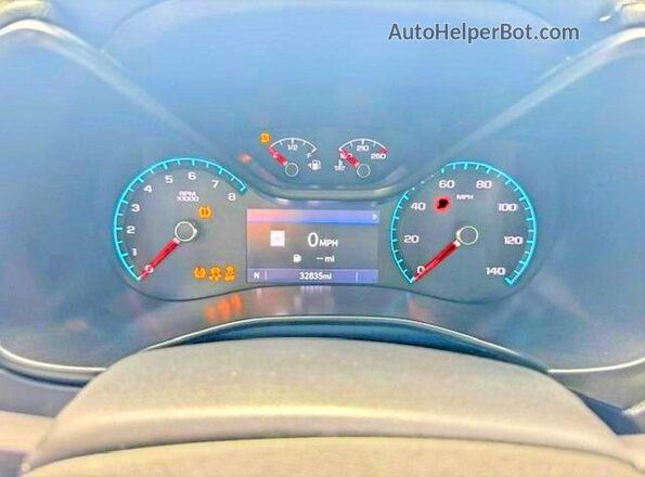 1GCHSCEN0M1292140 2021 CHEVROLET COLORADO White Vista de los asientos traseros