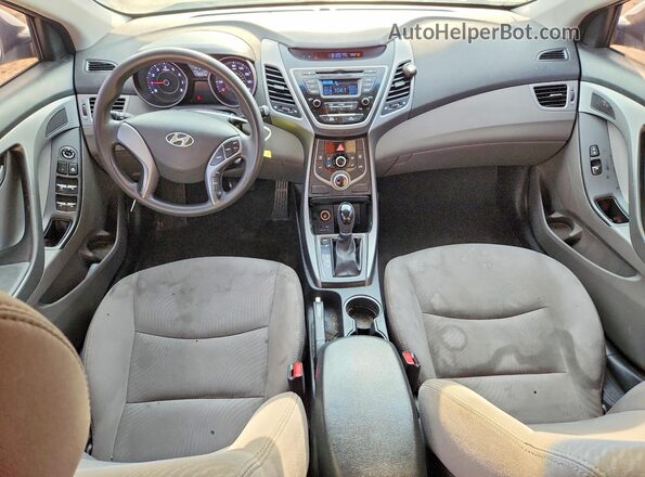 5NPDH4AE3GH739291 2016 HYUNDAI ELANTRA White Widok zestawu wskaźników