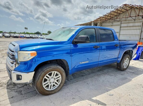 5TFEM5F11HX112753 2017 TOYOTA TUNDRA Blue Հետևի ձախ