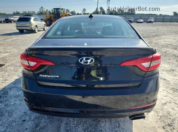 5NPE24AF9HH567042 2017 HYUNDAI SONATA Black Սալոնի դիմացի տեսք