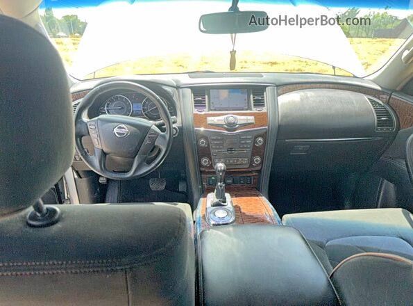 JN8AY2ND7H9008564 2017 NISSAN ARMADA Silver Հետևի նստատեղերի տեսք