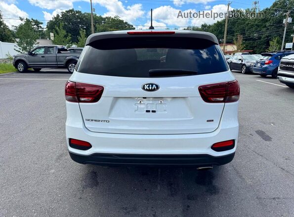 5XYPGDA31KG450666 2019 KIA SORENTO White Widok wnętrza z przodu