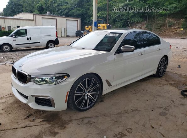 WBAJB9C50JB287157 2018 BMW M5 White Задня ліва чверть
