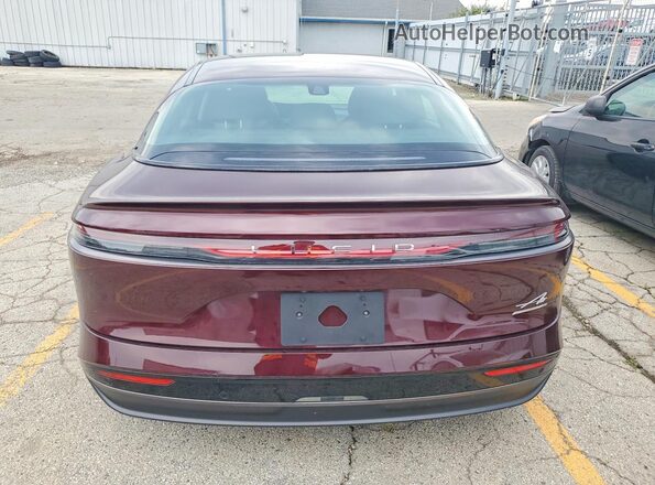 50EA1TEA7SA002518 2025 LUCID AIR Burgundy წინა სალონის ხედი
