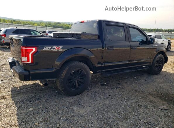 1FTEW1CP1HFC79521 2017 FORD F150 Black Առջևի աջ