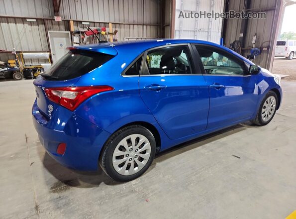 KMHD35LH0HU373496 2017 HYUNDAI ELANTRA Blue Передня права чверть