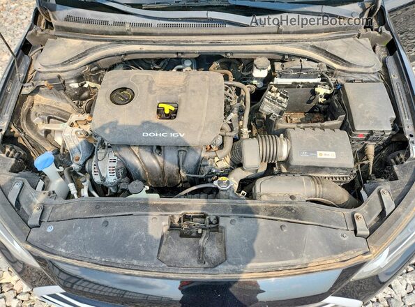 5NPD84LF5JH325734 2018 HYUNDAI ELANTRA Black Engine compartment view