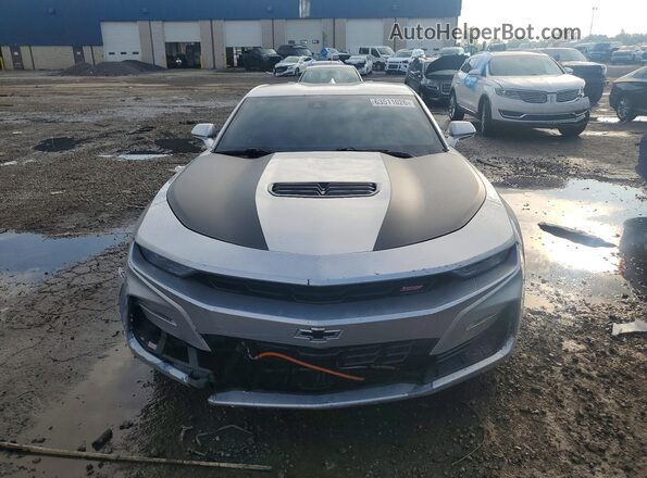 1G1FH1R79K0104507 2019 CHEVROLET CAMARO Silver Rear view