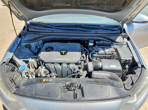 5NPD84LF6HH016364 2017 HYUNDAI ELANTRA Silver ძრავის განყოფილების ხედი