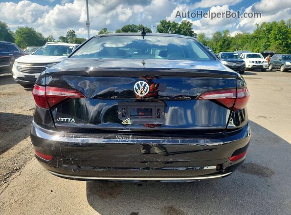 3VWEB7BU5LM071282 2020 VOLKSWAGEN JETTA Black Widok wnętrza z przodu