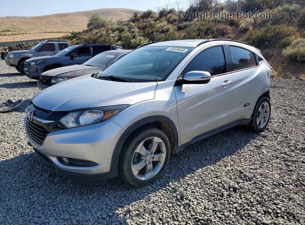 3CZRU6H53GM768720 2016 HONDA HR-V Silver Trasero izquierdo