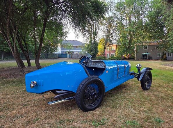 4949629 1927 BUGATTI TYPE Синий Передняя правая четверть