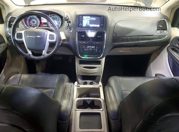 2C4RC1BGXGR289709 2016 CHRYSLER TOWN Black Widok zestawu wskaźników