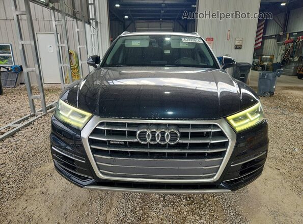 WA1BNAFY7J2178694 2018 AUDI Q5 Blue Rear view