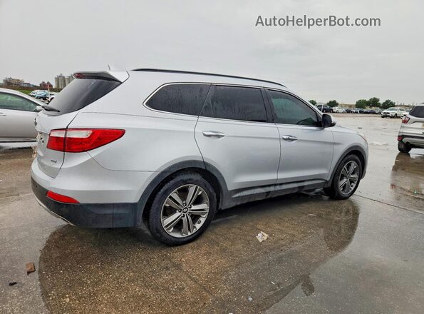 KM8SR4HF8GU134428 2016 HYUNDAI SANTA Silver Передня права чверть