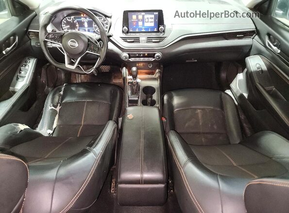 1N4BL4CV8KC153800 2019 NISSAN ALTIMA Белый Вид щитка приборов