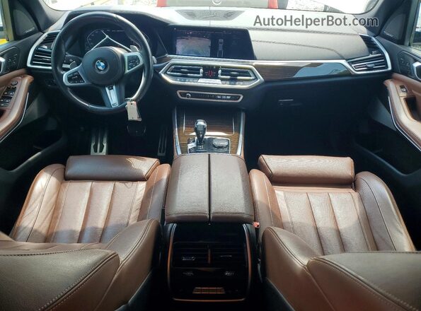 5UXJU4C01LL227744 2020 BMW X5 White Вид щитка приладів