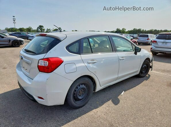 JF1GPAA64G9245074 2016 SUBARU IMPREZA Белый Передняя правая четверть