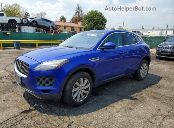 SADFJ2FX0J1Z13509 2018 JAGUAR E-PACE Blue Задня ліва чверть