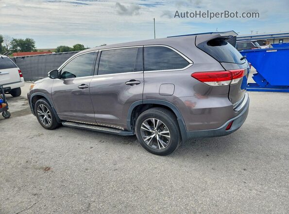 5TDZARFH9HS023291 2017 TOYOTA HIGHLANDER Gray Tył prawy