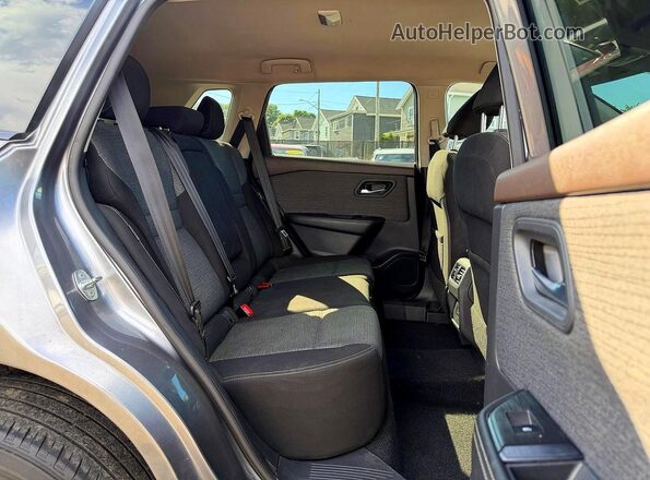 5N1AT3BA7MC733987 2021 NISSAN ROGUE Серый Вид салона спереди
