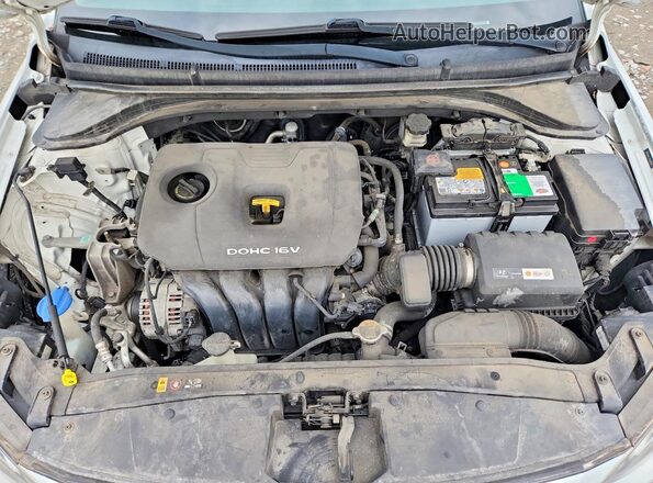 5NPD84LF2HH038930 2017 HYUNDAI ELANTRA White ძრავის განყოფილების ხედი