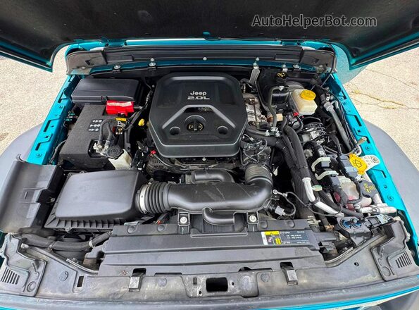 1C4HJXDN4LW149902 2020 JEEP WRANGLER Blue Вид салону спереду