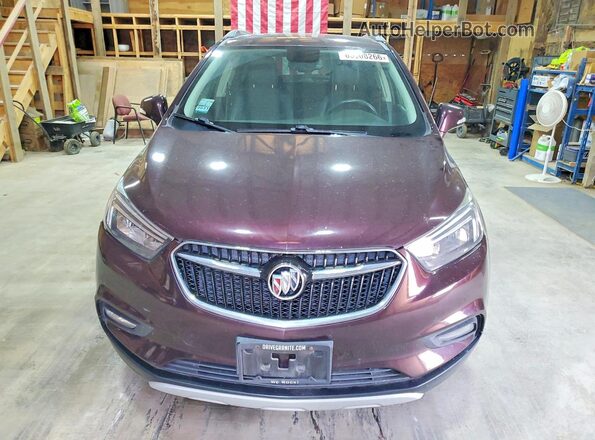KL4CJFSB6HB118897 2017 BUICK ENCORE Темно-бордовый Вид сзади