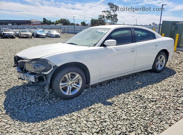 2C3CDXBG5NH247770 2022 DODGE CHARGER White Հետևի ձախ
