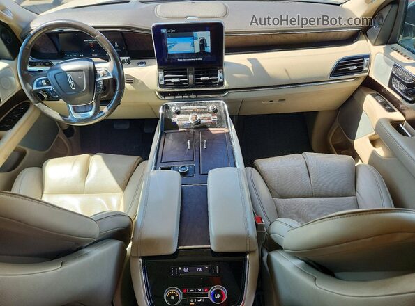 5LMJJ2LT6JEL14283 2018 LINCOLN NAVIGATOR White Սարքավորումների վահանակի տեսք