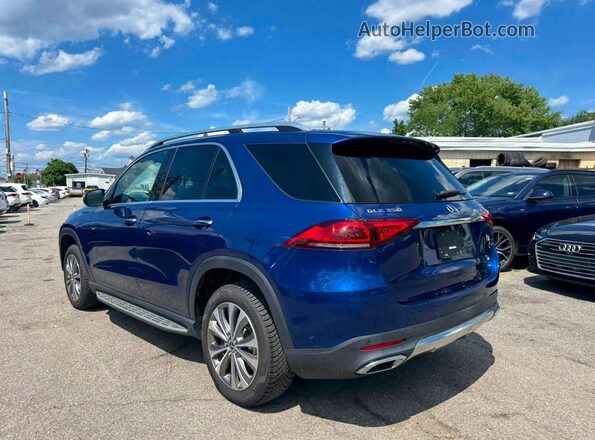 4JGFB4KB0LA074135 2020 MERCEDES-BENZ GLE Blue Передня права чверть