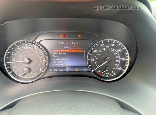 JN8AY2BA1M9372547 2021 NISSAN ARMADA Silver Instrument cluster view