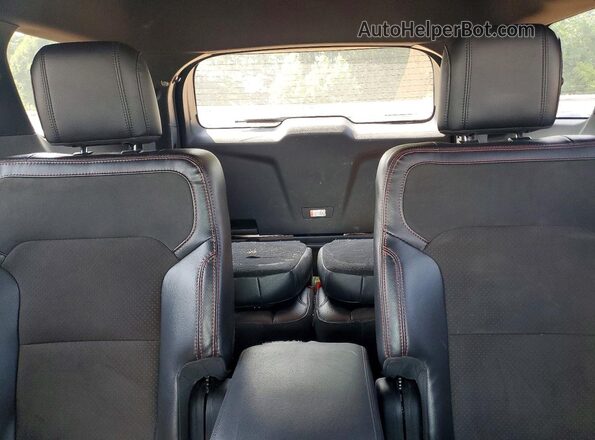 1FM5K7D80JGB62837 2018 FORD EXPLORER Charcoal უკანა სალონის ხედი