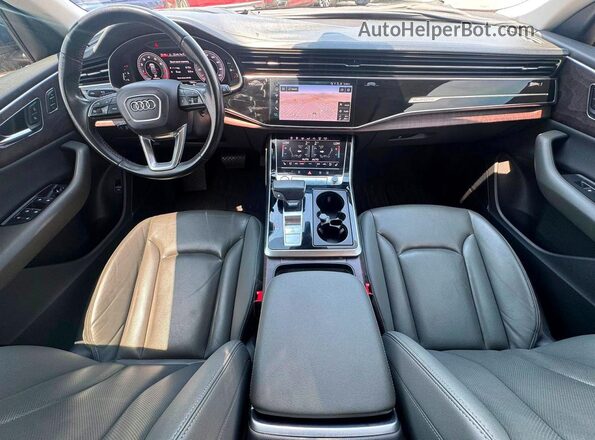 WA1CVAF19KD008785 2019 AUDI Q8 Blue Вид щитка приладів