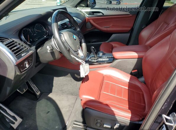 5UXUJ5C58KLJ63627 2019 BMW X4 Charcoal Vista del salpicadero
