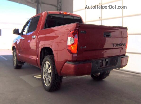 5TFAW5F1XGX566507 2016 TOYOTA TUNDRA Red Задня права чверть