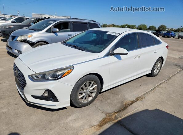 5NPE24AF1JH624758 2018 HYUNDAI SONATA White უკანა მარცხენა