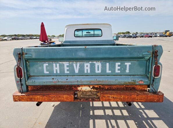 4C154S143995 1964 CHEVROLET PICKUP Turquoise Rear view