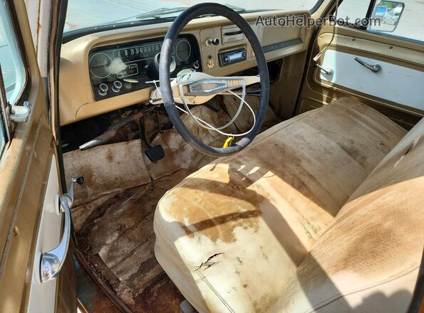 4C154S143995 1964 CHEVROLET PICKUP Turquoise Dashboard view