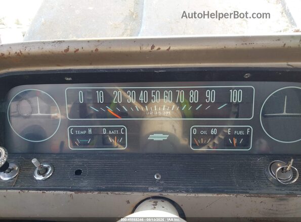 4C154T109175      1970 CHEVROLET C10 Синий Вид задних сидений