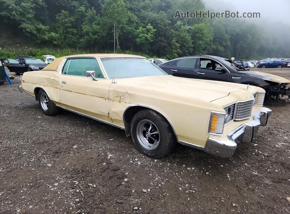 4E68S216615 1974 FORD LTD Cream Przód prawy