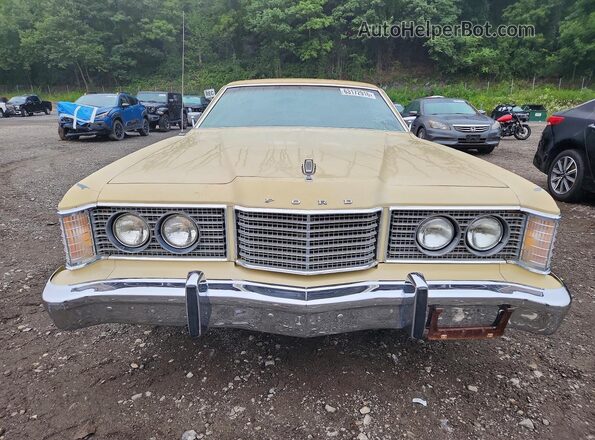 4E68S216615 1974 FORD LTD Cream Widok z przodu