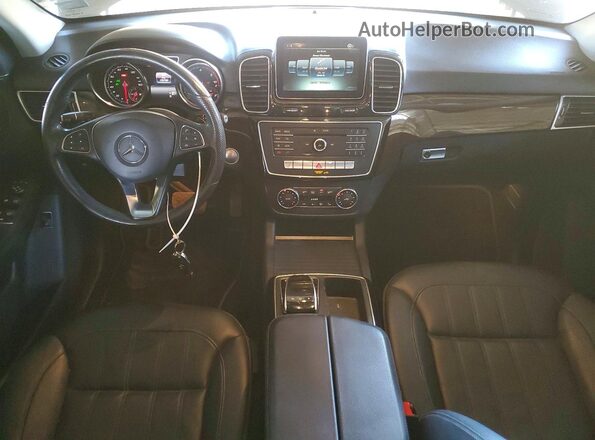 4JGDA0EB1GA707780 2016 MERCEDES-BENZ GLE Gray Widok deski rozdzielczej