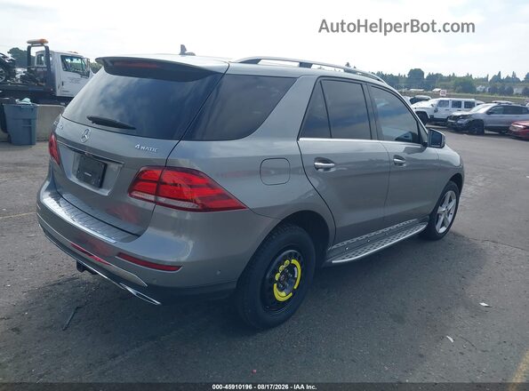 4JGDA0EB5GA677036 2016 MERCEDES-BENZ GLE 300D Gray Tył prawy